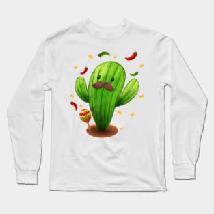 Funny Cactus Long Sleeve T-Shirt